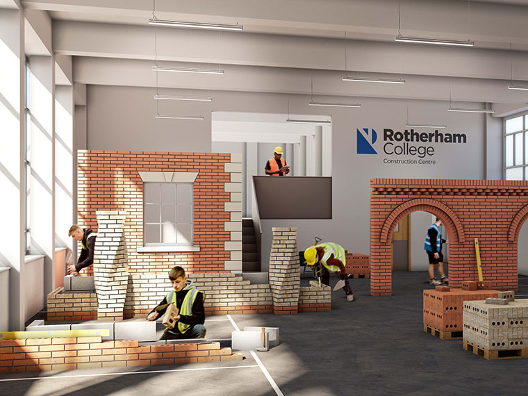 Bricklaying workshop visual