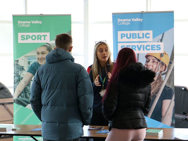 An open event at Dearne Valley College