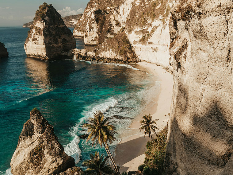 A beach in Bali