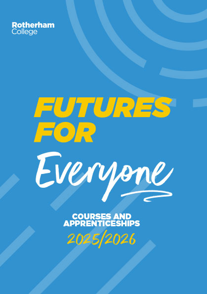 Rotherham College Course Guide 2025-26 Cover