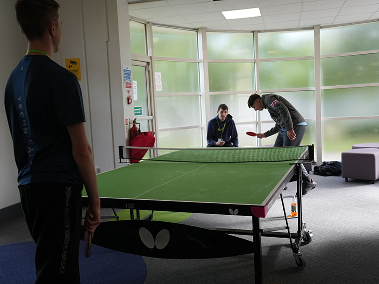 Table Tennis at the September sign up event at DVC