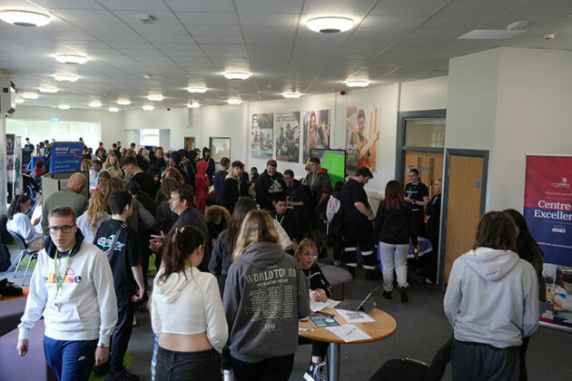 A room full of people at Dearne Valley College's welcome week