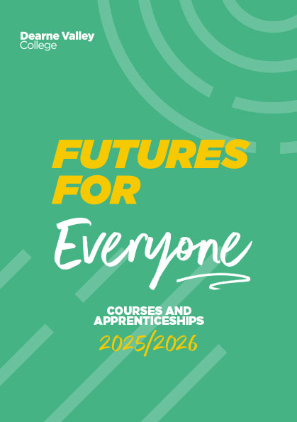 Dearne Valley College Course Guide 2025-26 Cover