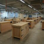 Inside the new Construction Centre at Rotherham College