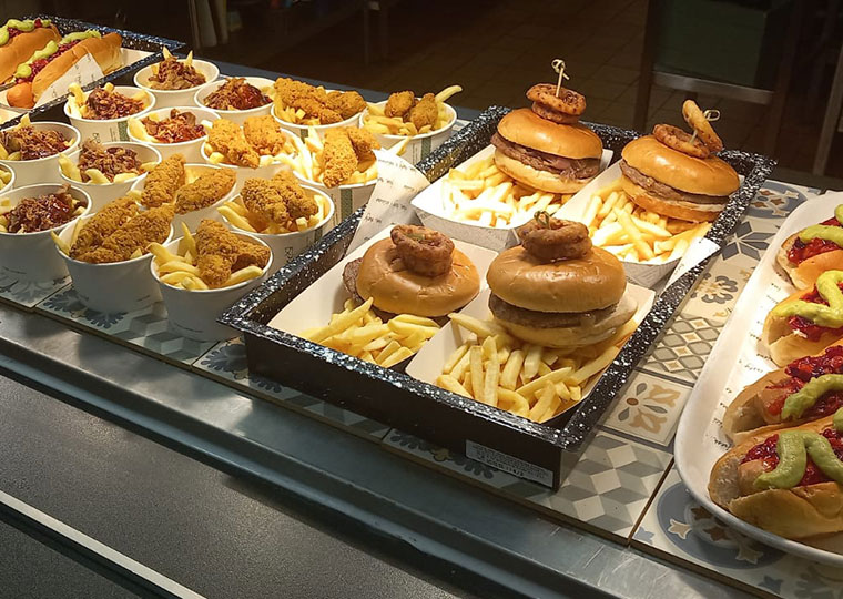 Halloween themed food served up at College