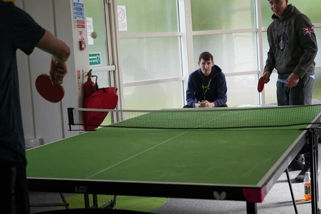 Table tennis at DVC