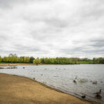 The view of the lake at Manvers Lake